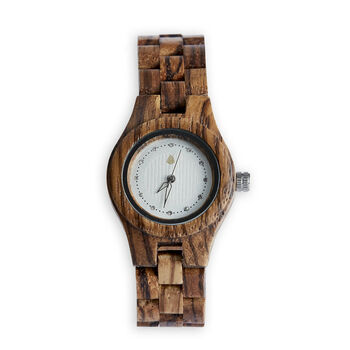 The Pine: Handmade Natural Wood Wristwatch, 3 of 8