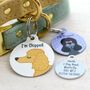 Poodle Personalised Dog Name ID Tag, thumbnail 9 of 12
