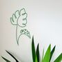 Monstera Leaf Wire Wall Art, thumbnail 1 of 5