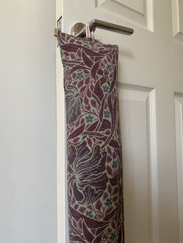William Morris Draft Excluder, Brocade Draught Stopper, 2 of 6