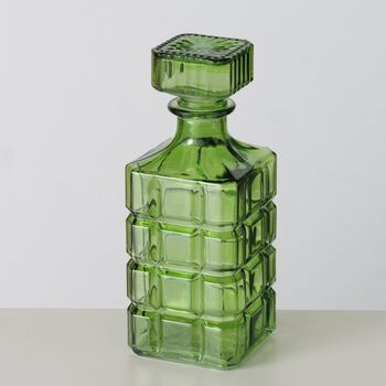 Green Glass Whisky Bottle, 2 of 5