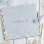 Personalised Large Floral Grey Wedding Day Scrapbook, thumbnail 7 of 7