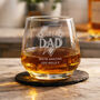 Whisky Gifts Personalised Super Dad Whisky Glass, thumbnail 4 of 5