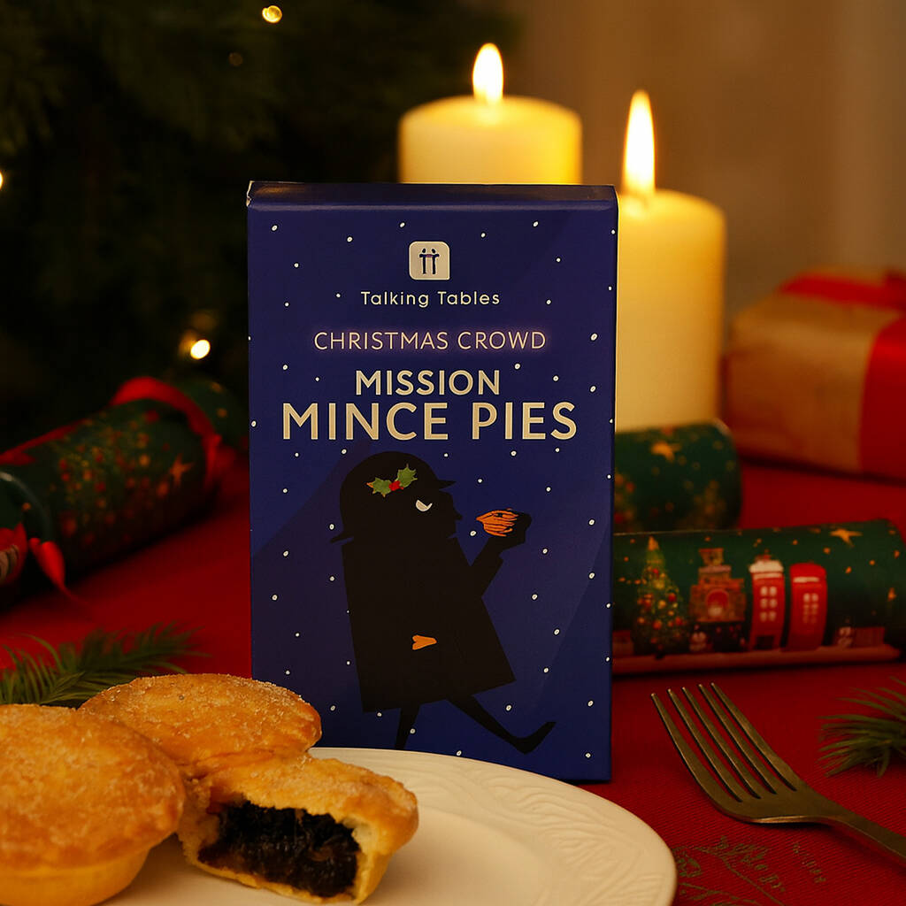 Snowfall Mince Pies Christmas Themed Card Game For Festive Fun Age Three+, 1 of 3