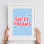 Sweet Dreams Home/Bedroom Print, thumbnail 2 of 4