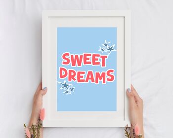 Sweet Dreams Home/Bedroom Print, 2 of 4