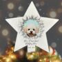 Personalised Christmas Bichon Frise Break Through, thumbnail 9 of 10