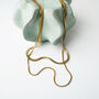 Gold Layered Necklace–18 K Gold Plated Waterproof Chain, thumbnail 3 of 5