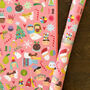 Christmas Characters Wrapping Paper Two Sheets, thumbnail 5 of 7