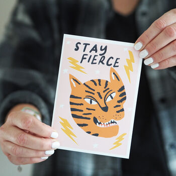 Stay Fierce Birthday Card, 4 of 7