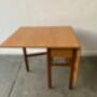 Mid Century 1960s Retro Vintage Large Drop Leaf Table, thumbnail 2 of 8