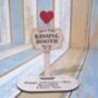 Kissing Booth Valentine Wooden Card, thumbnail 1 of 3