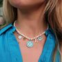 Make Your Own Freshwater Pearl Custom Five Charm Necklace, thumbnail 1 of 9