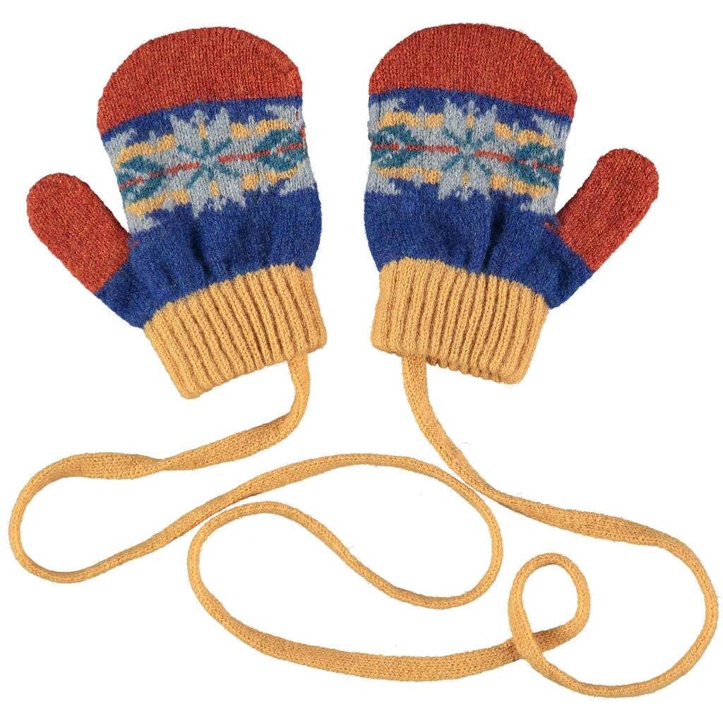 Kids Merino Mittens On A String By Catherine Tough