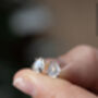 Rainbow Moonstone Teardrop Studs, thumbnail 2 of 11