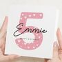 Personalised 5th Birthday Card For Daughter Or Niece, thumbnail 1 of 7