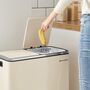 Dual Recycling Bin With Soft Close Lids, thumbnail 4 of 12