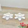 Christmas Snowflake Candle Holder And Tealight Holder, thumbnail 8 of 9