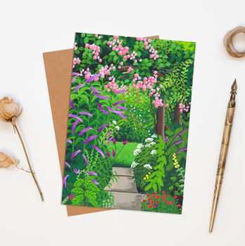 Secret Garden Pathway Art Card, 2 of 3