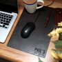 Personalised Home Office Vintage Leather Mouse Pad, thumbnail 10 of 12