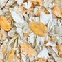 Ivory And Orange Wedding Confetti | Biodegradable Petal, thumbnail 1 of 3