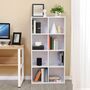 Bookcase Floor Standing Storage Unit Wooden Bookshelf, thumbnail 3 of 12