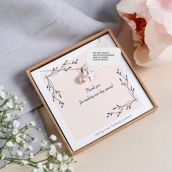 Personalised 'Bridesmaid Thank You' Necklace, 4 of 4