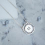Personalised Special Date Initial Letter Necklace, thumbnail 1 of 4