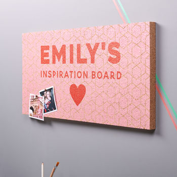 Personalised Inspiration Cork Pin Board, 2 of 4