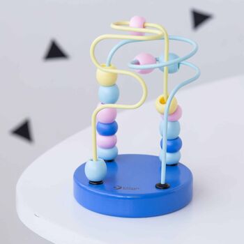 Personalised Wooden Pastel Mini Beaded Puzzle, 5 of 7