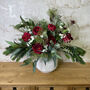 'Feliz Navidad' Faux Flowers Bouquet, thumbnail 1 of 3