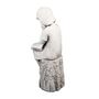 Julie Reading Girl 86cm White Stone Effect, thumbnail 5 of 5