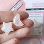 Rose Quartz Star And Moon Crystal Gift Set, thumbnail 2 of 4