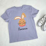 Children's Personalised Easter Bunny T Shirt, thumbnail 5 of 8
