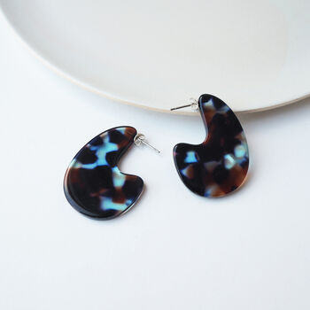 Coral Teardrop Earrings, 6 of 7