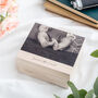 Small Wooden Personalised Photo Trinket Keepsake Box, thumbnail 1 of 3