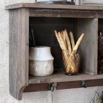 Jura Wall Shelf With Hooks, 2 of 4