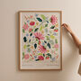 Boho Flora Art Print, thumbnail 1 of 4