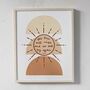 'The Sun Will Rise' Hand Printed Typography Print, thumbnail 4 of 4