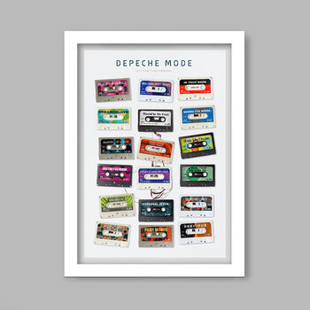 Depeche Mode Cassette Music Poster Print, 4 of 5