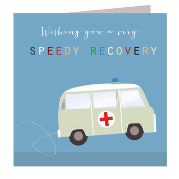 Speedy Recovery Greetings Card, 2 of 4
