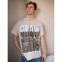Grow With The Flow Men's Slogan T Shirt, thumbnail 2 of 4