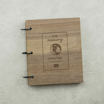 Personalised Memory Passport Scrapbook For Couples, 2 of 7