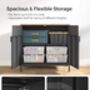 Metal Storage Cabinet With Double Doors And Shelf, thumbnail 4 of 11