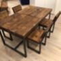 Reclaimed Industrial Mid Extending Table Cb 131, thumbnail 1 of 6
