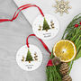 Personalised Playing Reindeers Ornament, thumbnail 3 of 5
