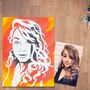 Personalised Portrait | Diy Birthday Gift | 40 X 30cm, thumbnail 1 of 8