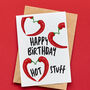 Happy Birthday Hot Stuff Card, thumbnail 1 of 2