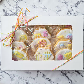 Luxury Hand Iced Biscuits Gift Box, Six Or 12 Biscuits, 7 of 12