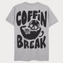 Coffin Break Men's Halloween T Shirt, thumbnail 2 of 2